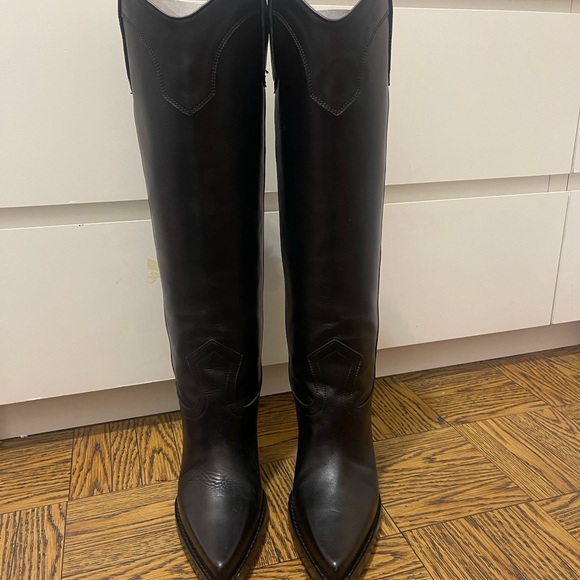 Paris Texas Black Heeled Boots - Picture 2 of 7